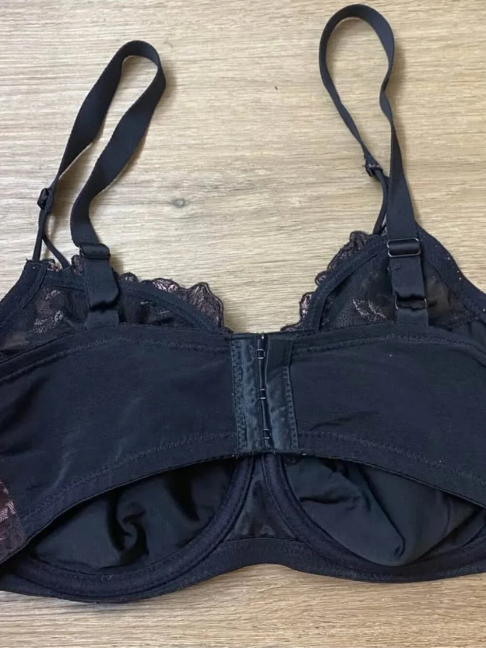 Lunaire Whimsigoth Dark Floral & Cheetah Print Underwire Bra – 36DDD